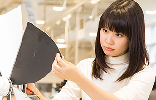 環境安全工学科 環境安全コース  松山 加奈（福井県出身）